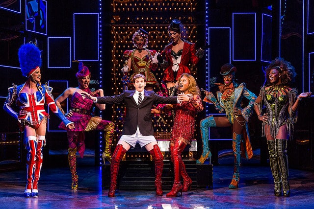 The original Broadway cast of 'Kinky Boots.' Photo by Matthew Murphy.