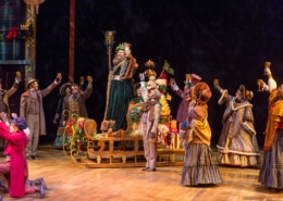 The cast of A Christmas Carol, 2016. Photo by Adams VisCom.