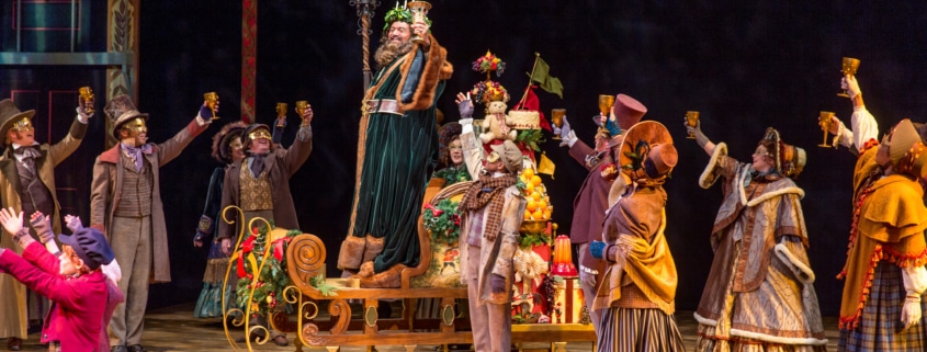 The cast of A Christmas Carol, 2016. Photo by Adams VisCom.