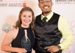 2017-18 Outstanding Actors Abby Lehrer and Elisha Horne. Photo by Emily Lozow.