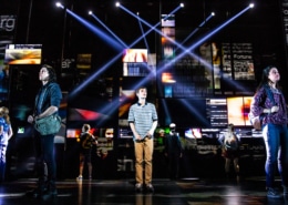 Ben Levi Ross and the Company of the First North American Tour of Dear Evan Hansen. Photo by Matthew Murphy. 2018