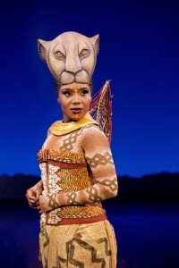 Thembelihle Cele as Nala. The Lion King. Disney. Photo by Matthew Murphy