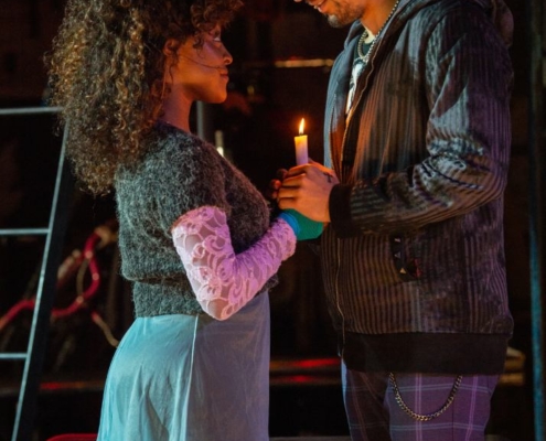 (L to R) Aiyana Smash, Coleman Cummings RENT 20th Anniversary Tour, Credit Amy Boyle 2019.