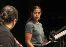 In Her Bones. 2020 Colorado New Play Summit. Laura Crotte and Valentina Guerra Photo by John Moore.