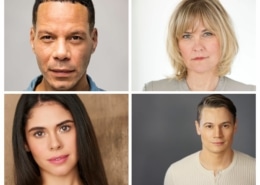 Headshots of four Virginia Woolf cast members in a collage