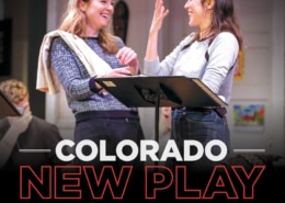 Colorado New Play Summit image of two women laughing and acting out lines while reading