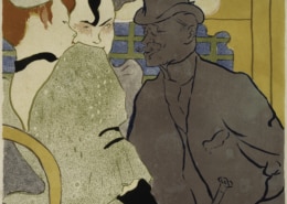 A painting by Toulouse-Lautrec