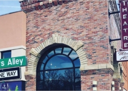 Exterior of the Miner's Alley Playhouse