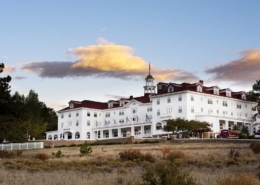 The exterior of The Stanley Hotel