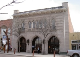 The exterior of the Town Hall Arts Center