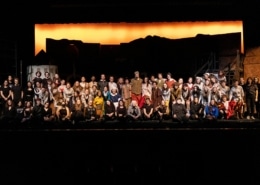 The cast and crew of Cherry Creek High School's Man of La Mancha